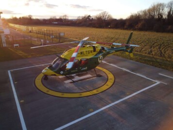 Yellow and Green helicopter