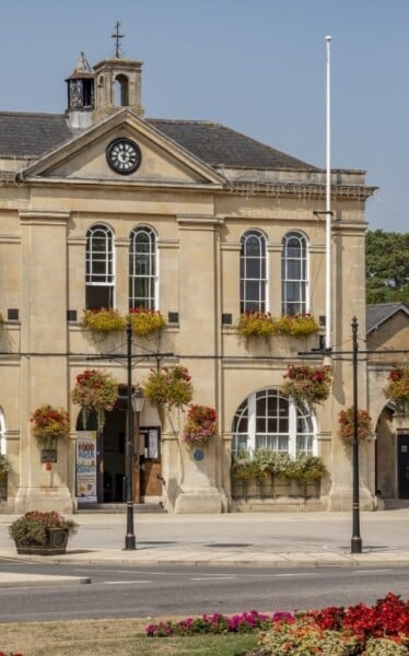 Photo of Melksham Town Hall and Market Place