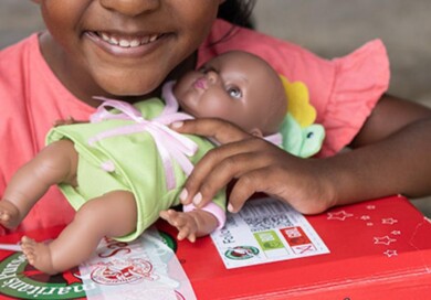 Operation Christmas Child gift to a young girl