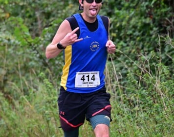 Gary MacAlister running in a previous event