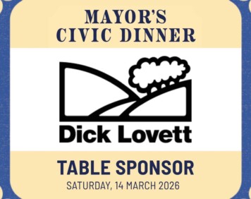 Dick Lovett Sponsor for Mayors Reception