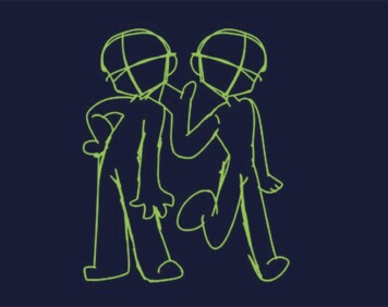 Cartoon body base sketch