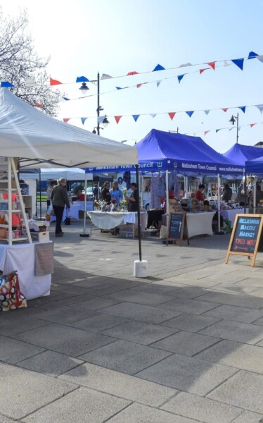 Melksham Makers&rsquo; Market in Market Place