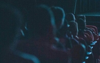 People in a cinema