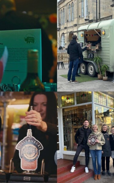 Business partnerships collage