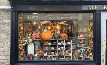 Halloween Business Window