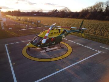 Yellow and Green helicopter