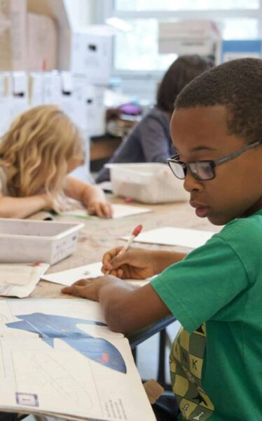 children at school